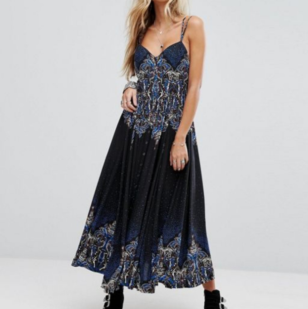 Free people be my baby maxi dress